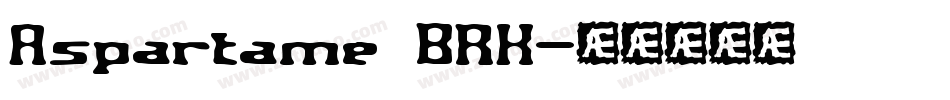 Aspartame BRK字体转换
